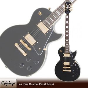 Epiphone Les Paul Custom Pro (Ebony) New  Electric Guitar Free Shipping