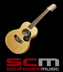 EML/12 MINI MATON 12 STRING ACOUSTIC ELECTRIC GUITAR SOLID TOP + HARD CASE