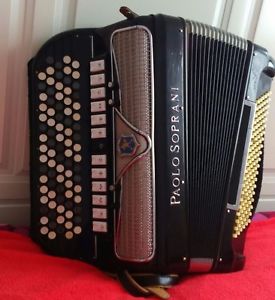 Akkordeon accordion acordeon  Made in Italy PAOLO SOPRANI 120 BASS
