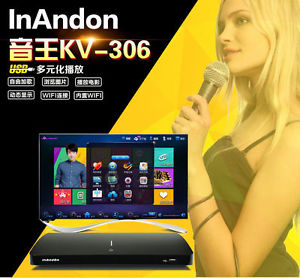 2016 New Type INANDON karaoke player KV-306 with harddisk in. Chinese songs Wifi