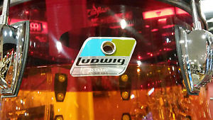 2016 Ludwig 3pc Tequila Sunrise Vistalite Drum Kit 13-16-22