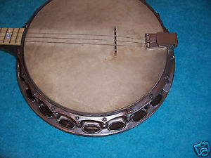 1920's 30's Vintage Concertone 4 string Tenor Top Tension Banjo Slingerland Rare