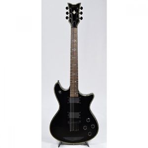 Schecter Hellraiser Tempest Black Diamond Series Arch top Used Electric Guitar