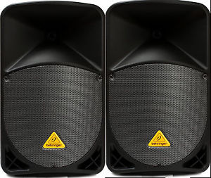 (2) PAIR Behringer Eurolive B112W 1000w Active  Bluetooth Speaker Auth Dealer