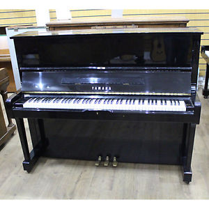 Yamaha U1 Black Polyester Upright Piano By Sherwood Phoenix