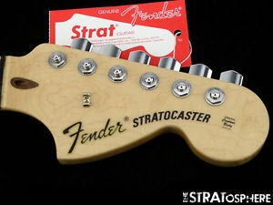 USA Fender Custom Shop NOS Pro Strat NECK + LOCKING TUNERS Stratocaster Maple