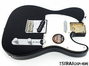 LOADED 2016 Fender American Standard Tele BODY Twisted Telecaster Black *SALE*