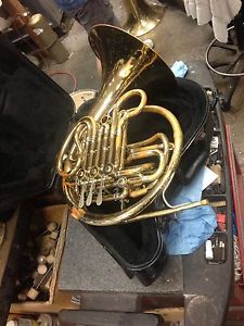 VINTAGE KING DOUBLE Bb/F FRENCH HORN 1965-70 Cleaned And Serviced Nice