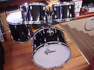 Vintage Gretsch Mid 70's Drum Set Stop Sign Badge 22 12 13 16 Clean and Original