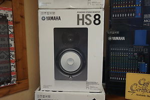 2 (one pair) Yamaha HS8  Active Powered Studio Monitors (sealed)