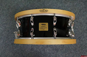 Yamaha "Anton Fig" Signature Snaredrum  -  "Solid Black"  -  14x6"