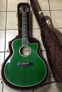 2008 Taylor 616CE GREEN Spruce / Maple Acoustic Electric Guitar