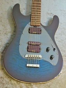 Music Man Steve Morse Y2D signature, c.2006  EX Blueburst w/HC