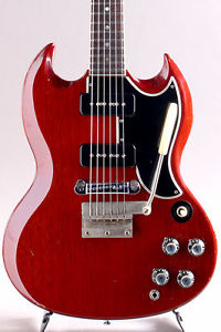 Free Shipping 1966 GIBSON SG Special with Maestro Cherry Vintage Used w/Hardcase