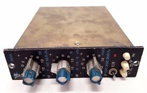 API 550A Vintage Module Discrete Classic Three Band EQ Equalizer Serial # 4804