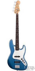 Fender Standard Jazz Bass, Lake Placid Blue, 3-Ply Pickguard - 0146200502