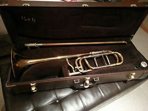 Vintage Bach Stradivarius 42 Trombone w/ F attachment trigger 1970's model