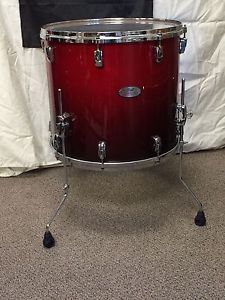 Pearl Reference Drums 18" x 16" Floor Tom on Legs ~ #155 Scarlet Fade ~
