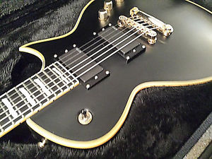 ESP LTD EC-1000 Black Solid Wood 6 String RH. EMG ACTIVE ESP OHSC.