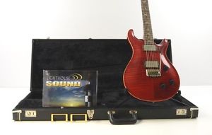 2006 Paul Reed Smith Custom 22 Electric Guitar - Trans Red w/OHSC - Birds