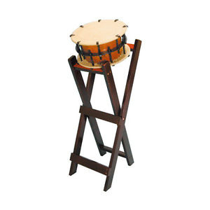 Japanese Traditional Instruments Drum(Taiko) & Stand Set "Shime-Taiko" by Suwa.