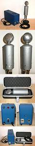 Vintage Reissmann MR50 tube microphone w. PSU - Germany / 1950's