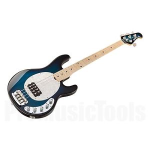 Music Man USA Stingray 4 Piezo PBB - Pacific Blue Burst MN MH - demo *NEW* bass