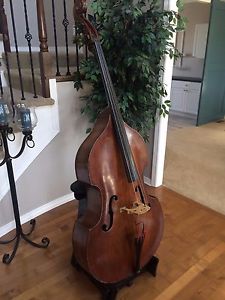 Grandpa Jones and Romona Jones Upright Bass And Letter of Authenticity.