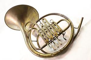 Carl Geyer Chicago 4 Valve Single French Horn  QuinnTheEskimo