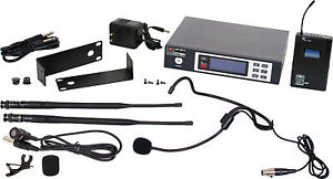 Galaxy Audio ECDR/38SVL ECD Wireless Headset/Lavalier Microphone System