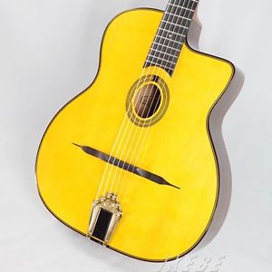 GITANE DG-255 Yellow w/hard case F/S Guiter Bass From JAPAN Right-Handed #Z643