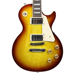 USED GIBSON LES PAUL TRADITIONAL PREMIUM ELECTRIC GUITAR ICED TEA BURST FINISH