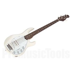 Music Man USA Stingray 5 WH - White - Rosewood Neck Limited Edition *NEW*