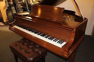 STEINWAY Model XR Grand Piano 1925 Satin Brown Mahogany WORKS GREAT REBUILT