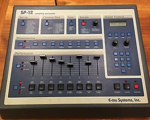 E-Mu Systems SP-12 Excellent Condition, with Floppy Drive and Discs!
