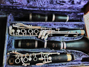 B CLARINET FULL BOEHM SYSTEM HENRY SELMER PARIS DEPOSE SERIES 10S