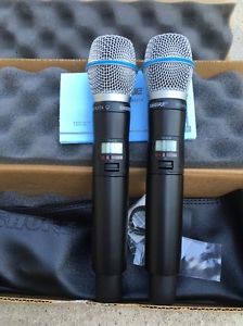 2 NEW!! SHURE ULWD2/B87A-J50 Handheld Wireless Microphone Transmitter NEW!!