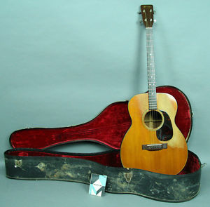 1964 Vintage Martin 0-18T Tenor Acoustic Flattop Guitar Natural Finish W/OSSC