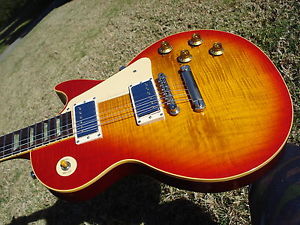 1995 Gibson Les Paul Classic Premium Plus 1960 60 Slim Neck Flametop  8.5 lbs.