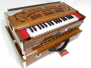 NEW PROFESSIONAL FOLDING SCALE CHANGER INDIAN HARMONIUM by SARDAR - BLEMISHED
