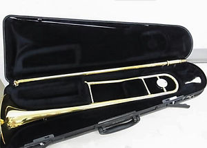 USED Excellent YAMAHA YSL-354 Student Trombone Hard case EMS Free ship Japan
