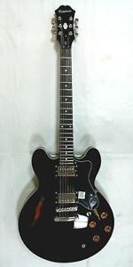 Free Shipping Used Epiphone DOT / Ebony Electric Guitar