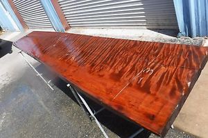 SUPER CURLY REDWOOD BOARD LUMBER TURNING WOOD BAR TOP