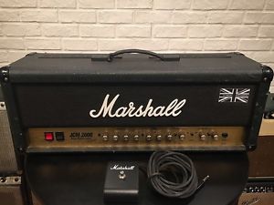 Marshall JCM 2000 DSL 100 JCM2000 tube amp head excellent w/ footswitch