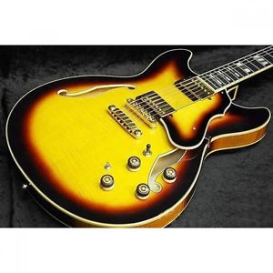 Ibanez Hollow Body Artstar Series AS153 Antique Yellow Sunburst Electric Guitar