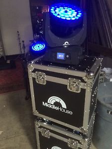400W Led Par 36x10W  w/ Zoom / Effect Moving Head **pair** w/ Flight case