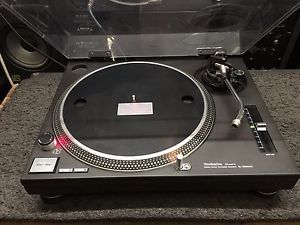 TECHNICS SL1200MK2 ,SL 1200MKII DJ TURNTABLE ,w/cover , Black  //ARMENS