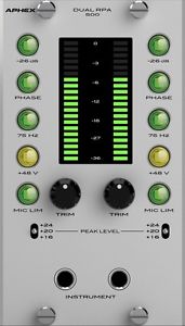 Aphex Dual RPA 500 2-Kanal Röhren-Mikrofonvorverstärker im 500er Series Format