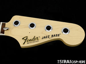 * Fender Vintage USA 75 RI Jazz BASS NECK 1975 Reissue Guitar Rosewood Block #31