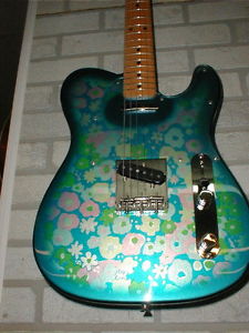 FENDER TELECASTER BLUE FLOWER GUITAR  JAPAN